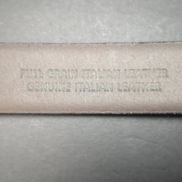 Florsheim Made in Italy Men's Size 30 Brown Full Grain Italian Leather Belt - Picture 6 of 9